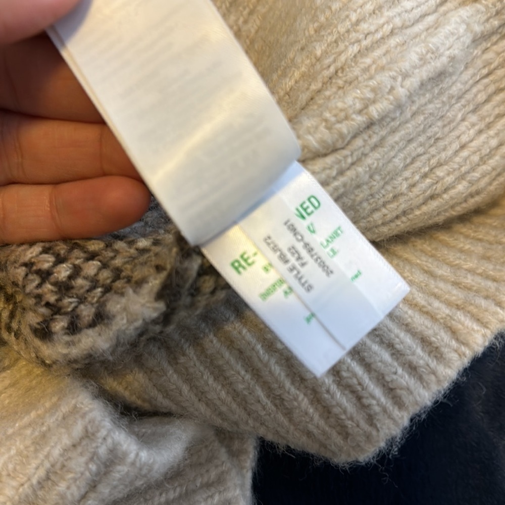 J. Crew Oversized Sweater Cardigan in Leopard Print SzM - Picture 10 of 11